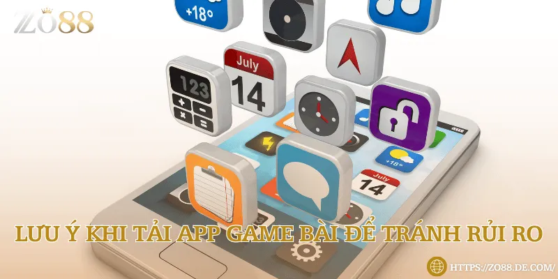 Lưu ý khi tải app game bài để tránh rủi ro