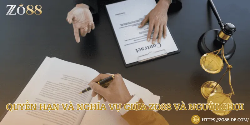 Quyền hạn và nghĩa vụ giữa Zo88 và người chơi
