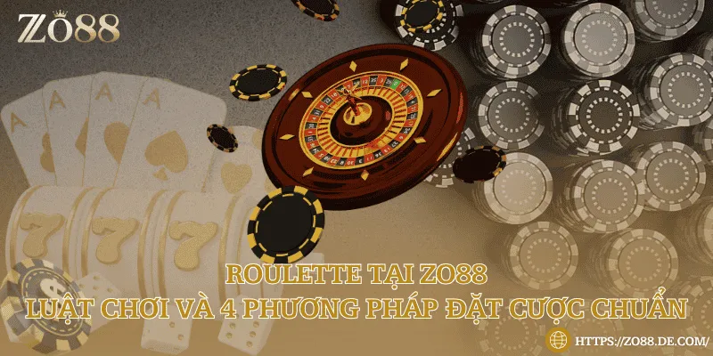 Roulette tại Zo88 - Luật chơi và 4 phương pháp đặt cược chuẩn