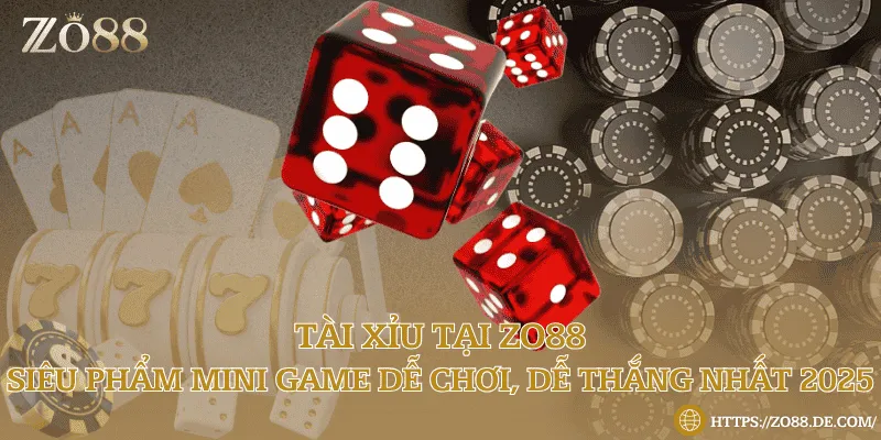 Tài xỉu tại Zo88 - Siêu phẩm mini game dễ chơi, dễ thắng nhất 2025